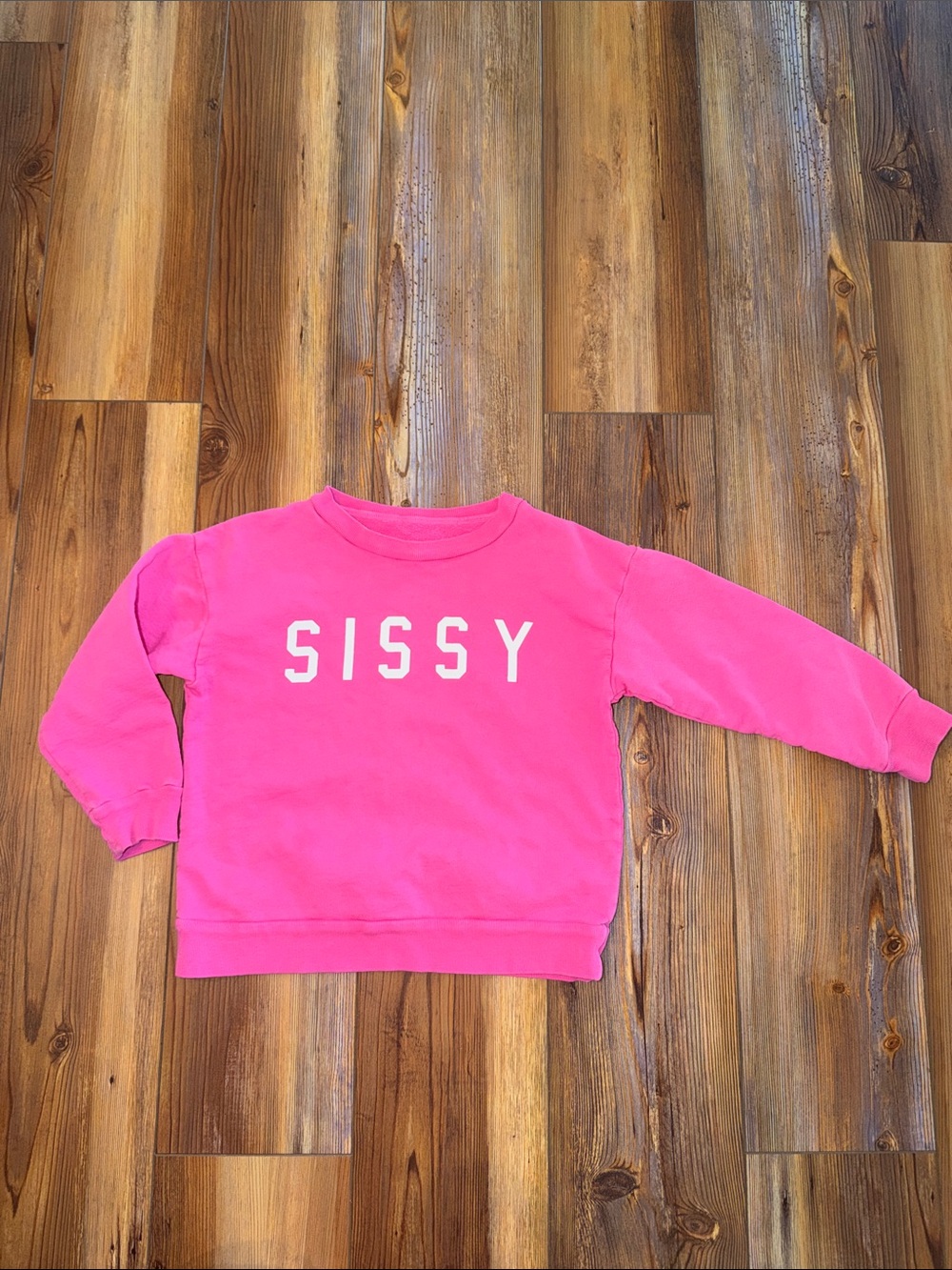 Ford + Wyatt Hot Pink SISSY Crewneck Sweatshirt Size 2T
